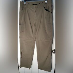 Women’s Outdoor Research Convertible Pants Size 12 Zip Off Nylon Hiking